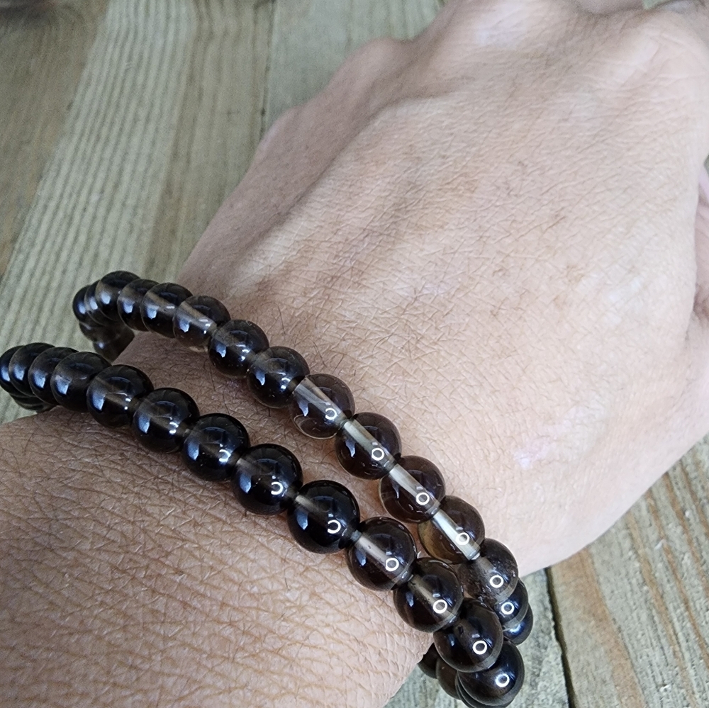 Smoky Quartz Crystal Bracelet